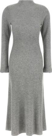 Fabiana Filippi Virgin Wool Midi Womens Dress