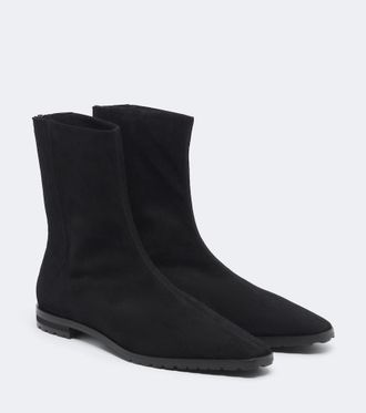 Aquazzura Saint Honor&eacute; suede ankle boots