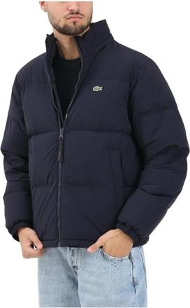 Lacoste Blouson Jacket - Heren - Gewatteerde jassen - Blauw - XL - Leer - Jassen