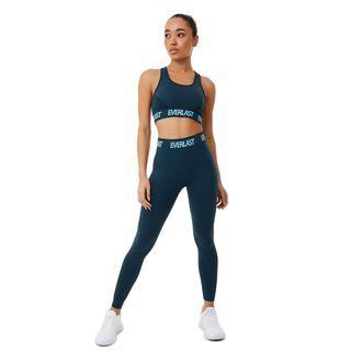 Everlast Womens Seamless Panelled Sports Bra Midnight Blue XS