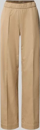 Toni Chino mit elastischem Bund Modell Sue in Sand, Gr&ouml;&szlig;e 40