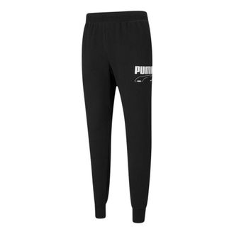 Puma Rebel Sweatpants Black White 588877-01