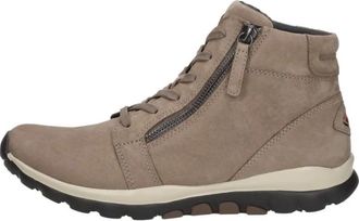 Gabor Rollingsoft Veterschoenen Hoog - Dames - Veterlaarzen - Beige - 37 EU - Schoenen