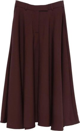 Officine G&eacute;n&eacute;rale Rokken, Dames, Rood, XS, Wol, Bertille Rok