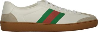 Gucci Schoenen, Heren, Wit, 40 EU, Leer, Lage sneakers van leer