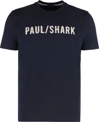 Paul & Shark T-shirt In Cotton Jersey With Logo