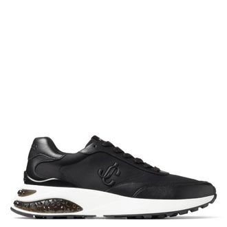 Jimmy Choo London Memphis Neoprene And Leather Trainers, Brand Size 39.5 ( US Size 6.5 )
