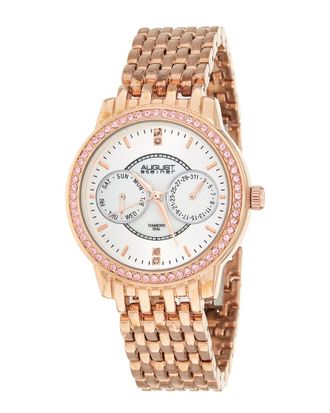 August Steiner Womens Bling Diamond Watch