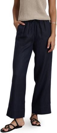 Alex Mill Riley Linen Wide Leg Pants in Dark Navy at Nordstrom Rack, Size X-Large