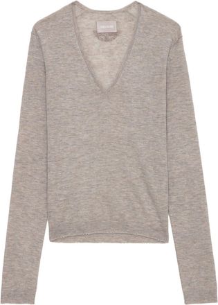 Zadig&Voltaire Rivy cashmere jumper - women - Cashmere - M - Neutrals
