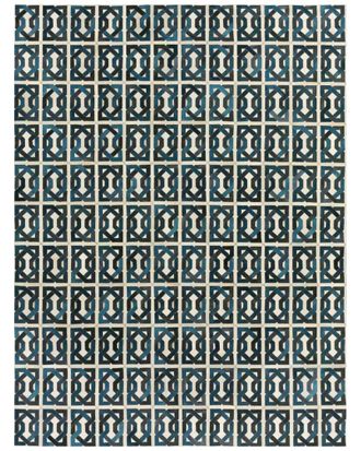 Exquisite Rugs Natural Hide Handmade Leather Hide Area Rug