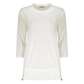 Herno Dames, Tops, Wit, Maat: S Katoen