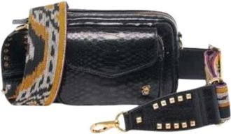 CLARIS VIROT Baby Charly Tas - Dames - Schoudertassen - Zwart - ONE Size - Leer - Tassen