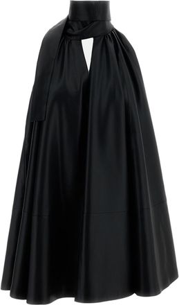 7 For All Mankind Faux Leather Frill Dress