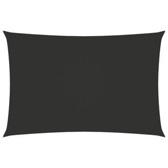 Berkfield Home Sunshade Sail Oxford Fabric Rectangular 5x7 m Anthracite in Black