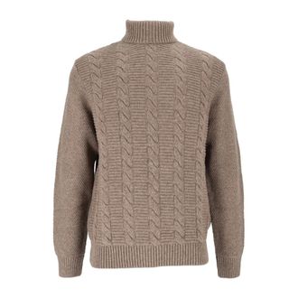 Barbour Staplecross Rollneck Sweater - - Knitwear - Uomo - Grigio - S