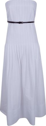 Semicouture Brassiere Popeline Cotton Dress