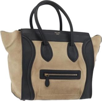 Celine Pre-owned Handbags, female, Beige, Size: ONE SIZE Pre-owned Vintage Hand Bag