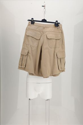 Dior Mens Bermuda Shorts Stecche Grey Cotton