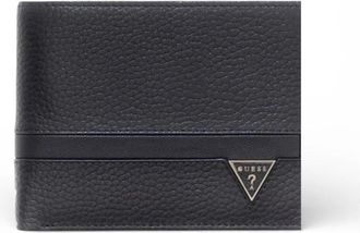 Guess Portemonnee - Heren - Portefeuilles - Zwart - ONE Size - Leer - Accessoires
