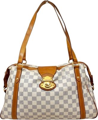 Louis Vuitton Damier Azur White Damier Canvas Tote Bag (Pre-Owned)