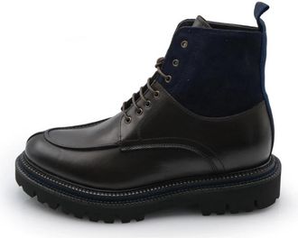 Marechiaro 1962 Blauwe Leren Su&egrave;de Sneaker - Heren - Veterlaarzen - Bruin - 44 EU - Su&egrave;de - Schoenen