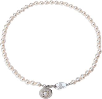 Vivienne Westwood Accessoires, Dames, Wit, ONE Size, Simonetta Parelsnoer