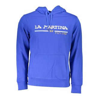 La Martina Heren, Sweatshirts & Hoodies, Blauw, Maat: 2XL
