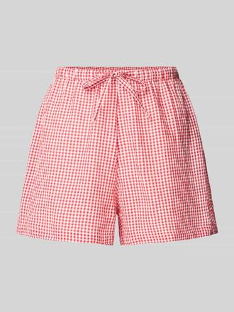 Jake*s Casual Pyjama-Shorts mit elastischem Bund und Tunnelzug in Kirsche, Gr&ouml;&szlig;e 40
