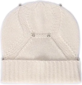 KANGRA Cappello Losanghe Ricamo Caboucon - unisex - Hoeden - Wit - ONE Size - Accessoires