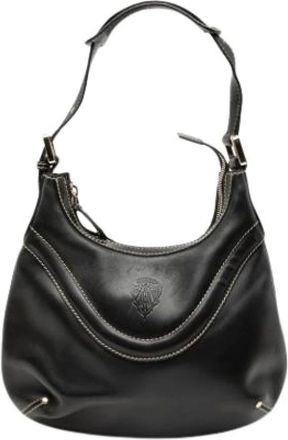 Gucci Pre-owned Shoulder Bags, female, Black, Size: ONE SIZE Pre-owned The Hysteria Crest Shoulder Bag