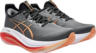 Asics Mens Gel-Nimbus 27 Running Shoes In Carbon/mojave