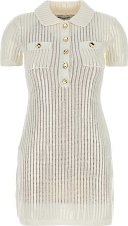 Self Portrait Mini Crochet Dress With Sequins