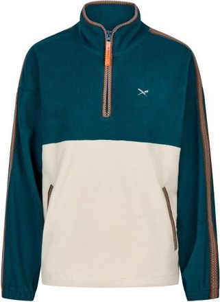 Iriedaily Pahada Teddy Troyer Fleecepullover f&uuml;r Damen | blau