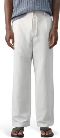 Mango Regular Fit Pants in White at Nordstrom, Size 32
