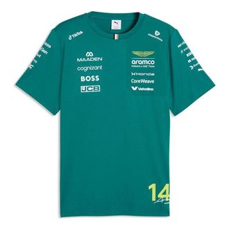 Puma x Aston Martin Aramco F1 Team Replica Alonso T-Shirt Green Lux 713890-01