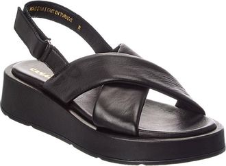 La Canadienne Axis Leather Platform Sandal