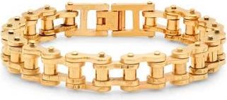 Steeltime 18K Gold Bolt Watch Band Chain Bracelet at Nordstrom Rack