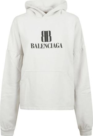 Balenciaga Hoodies & sweatvesten, Dames, Wit, S, Katoen, Balenciaga Sweaters