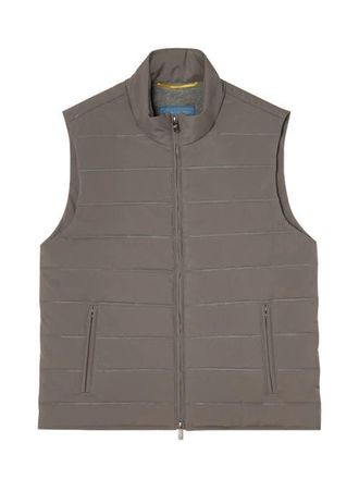 Robert Talbott Driver Quilted Vest in Gray at Nordstrom, Size X-Large