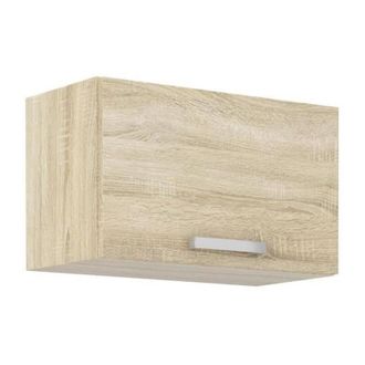 OEM Mobile Cappa Con Anta A Ribalta - Decoro Rovere Sonoma - L 60 X P 31,6 X H 36 Cm - Lassen