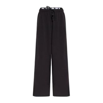 Diesel Broeken, Dames, Zwart, XS, Katoen, Leslie-D-Pop Broeken