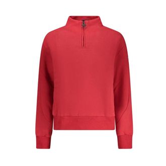 North Sails Rosso Cotton Sweatshirt - Dames - Sweatshirts - Rood - M - Katoen - Hoodies & sweatvesten