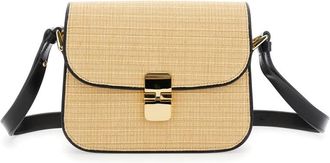 A.P.C. Beige Grace Small Crossbody Bag