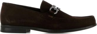 Ferragamo Grandioso suède loafers - Bruin