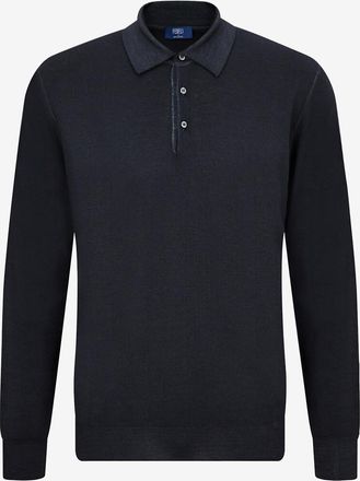 Fedeli Feines Merinowoll-Strick-Polohemd