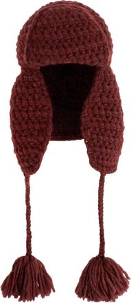 Etro Gorro de Lana con Orejeras - Accessories - Mujer - Rojo - ONE SIZE