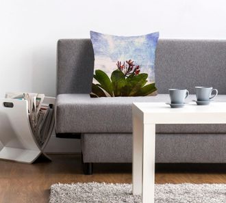 Queence Dekokissen »Gibralta« mit einer schönen Pflanze