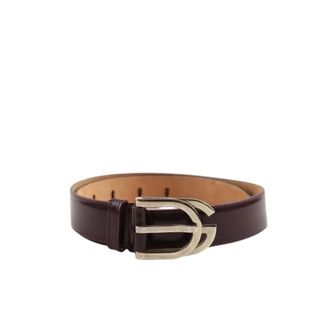 Dolce & Gabbana Pre-owned Belts, female, Brown, Size: ONE SIZE Pre-owned Leather Belt