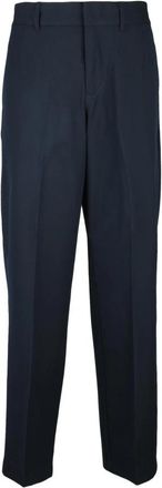 Emporio Armani Klassieke ritsbroek met zakken - Heren - Straight fit broeken - Blauw - M - Polyester - Broeken